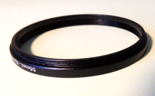 55mm-52mm STEPPING STEP -DOWN LENS FILTER RING ADAPTER 55mm-52mm - Picture 2 of 2