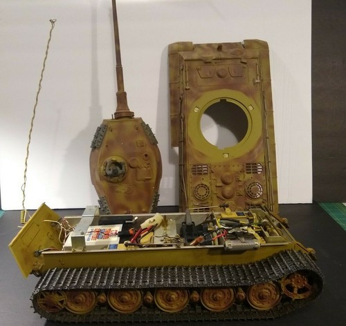 VINTAGE Tamiya German VI King Tiger 1/16 RC Tank Original "Heavy Tank" - Picture 7 of 12