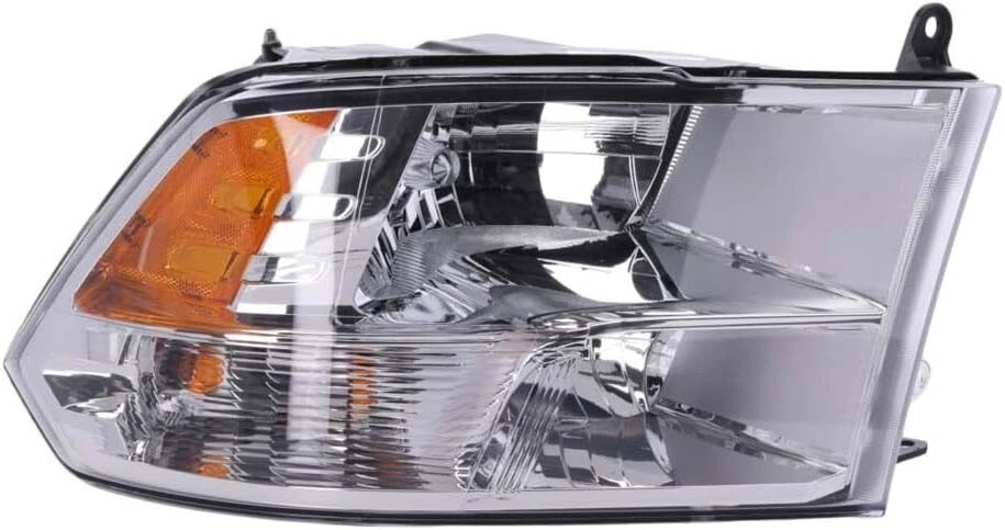 Headlights For Dodge Ram 1500 2500 3500 Pair 2013-2018 Except ProMaster Chrome - Image 3 of 4