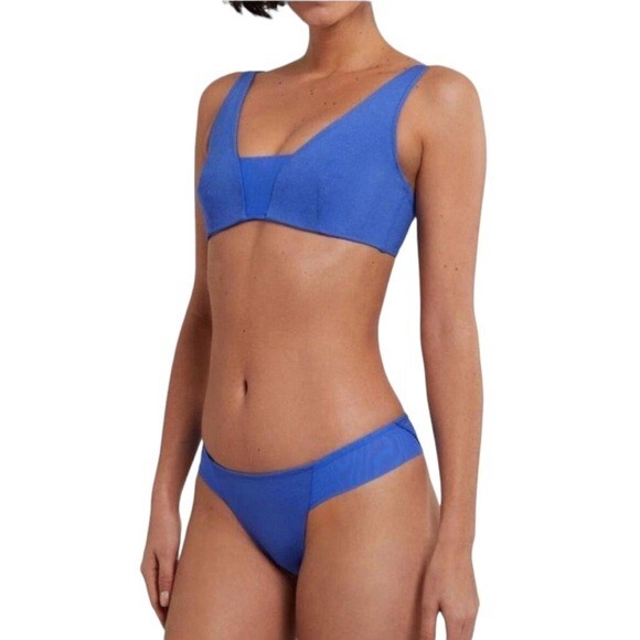 NWT Wolford Juventas Beach Bra in Egyptian Blue Size Small D Cup