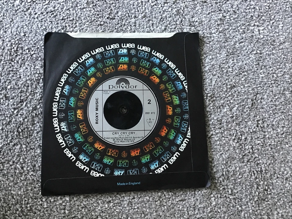 Roxy Music -Dance Away 7”  Vinyl Single Record 1979 French Import - Image 3 of 4