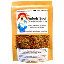 Periods Suck  So Make Them Suck Less   Herbal Bath Soak to Relieve Menstrual Disc