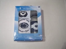Baby Fanatic Kickoff Collection Penn State Bib/Pacifier/Bottle New