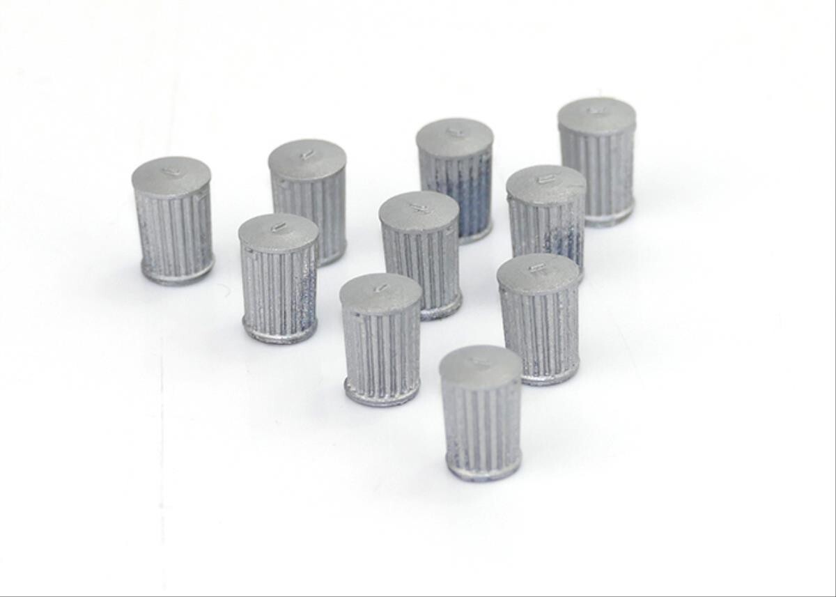 Gaugemaster GM494 10 Traditional Dustbins Model Railway OO Gauge Pre-Built