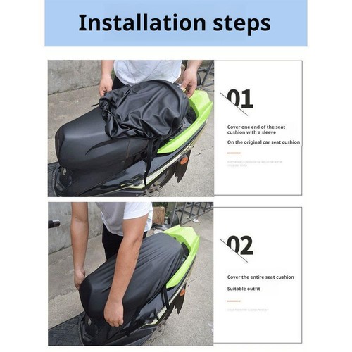 Electric Vehicle Seat Cover Universal Waterproof Sun Protection Leather GXO O5A6 - Picture 15 of 17