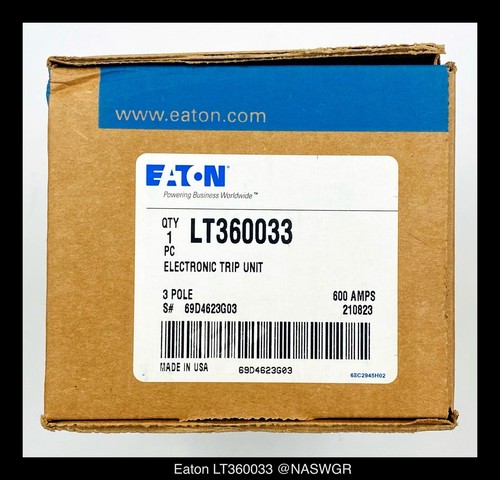 Eaton Digitrip 310+ LT360033 - 600 Amp - Unused/1Yr Warranty - Picture 8 of 8