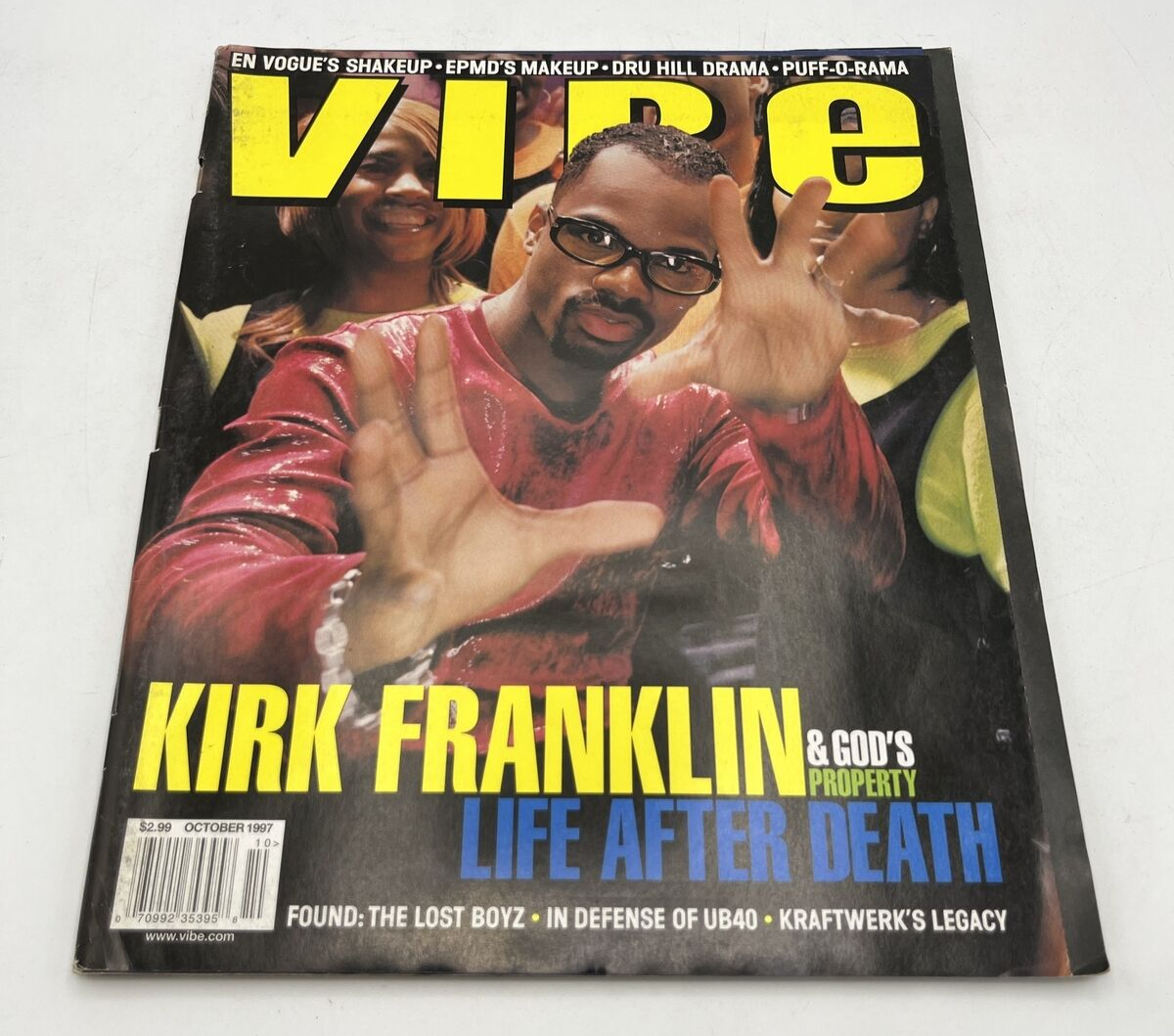 Vibe Magazine October 1997 Kirk Franklin Cover Volume 5 Number 8