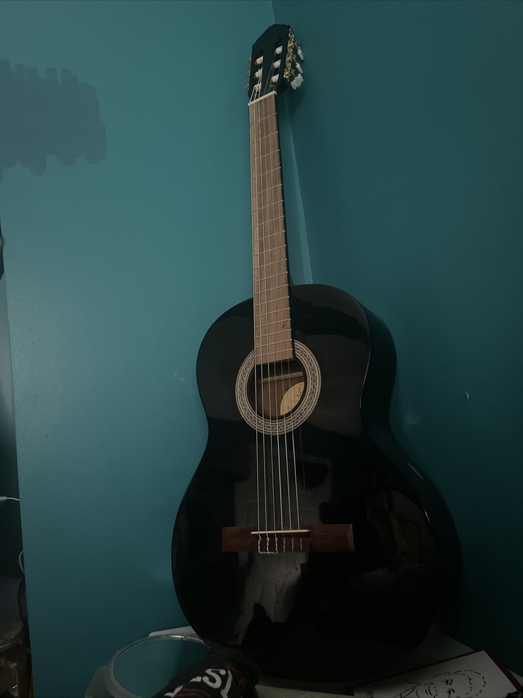 Lucero #LC100BK Classical Guitar Classical Nylon Guitar  Acoustic Classical