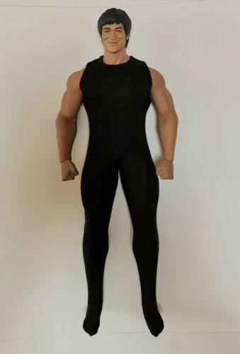 1:6th Figure Accessory Black Sleeveless jumpsuit Model For 12" male muscle Body - 第 1/1 張圖片