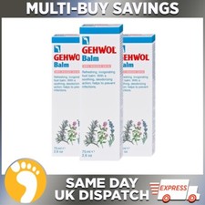 Gehwol Foot Balm for Dry Rough Skin 75ml - Softening & deodorising Balm x3 Pack