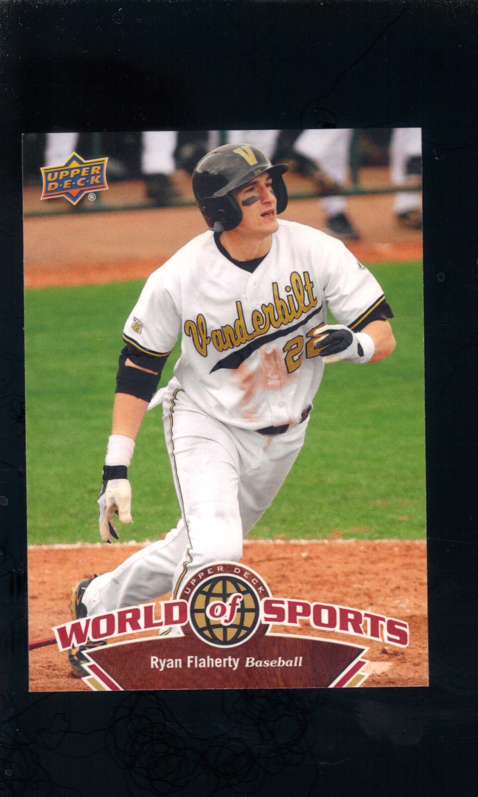 2010 UPPER DECK WORLD OF SPORTS BASEBALL CARD RYAN FLAHERTY #148 NM-MT