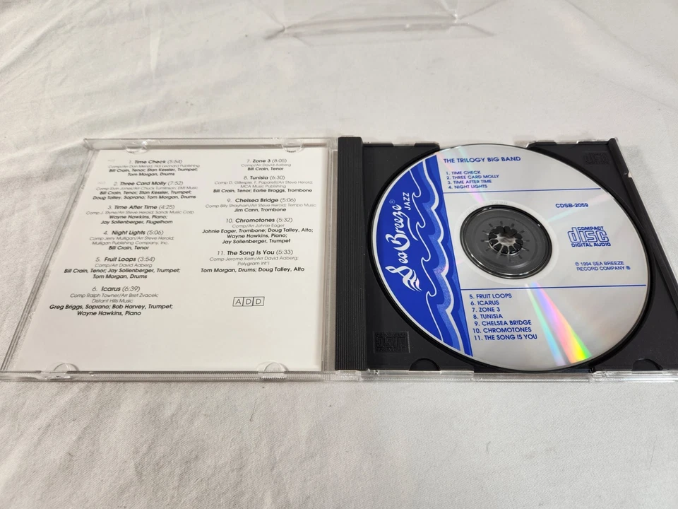 Trilogy Big Band - ( CD , 1994 Sea Breeze Jazz ) SB2059 Fast FREE Ship NEAR MINT Foto 2 de 4