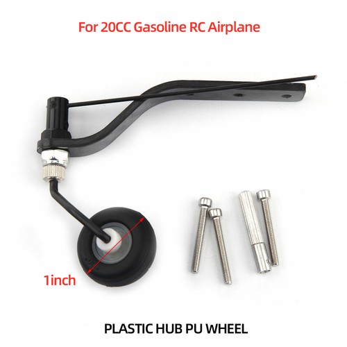 Flight-Model Carbon Fiber Tail Wheel Landing Gear Set For 20cc RC Gas Airplane - Picture 2 of 11