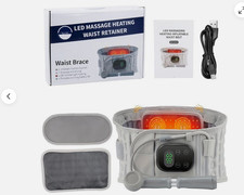 Decompression Back Belts Red Light Heating Massage Braces Back Pain Lower Lumbar