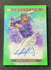 2024 Topps Inception - Base Rookie and Emerging Stars Autographs Ezequiel Tovar