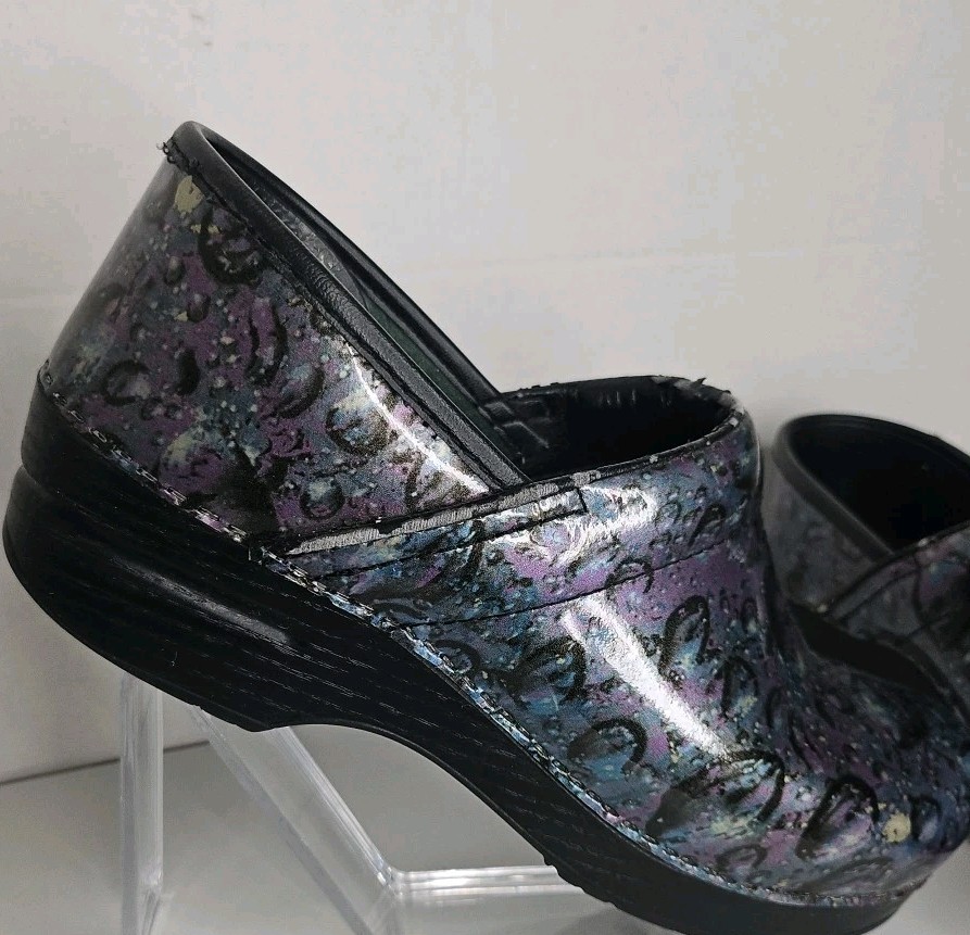 Dansko Pro clogs iridescent bubbles raindrop  EU … - image 2