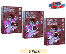 Magic Spoon Cocoa Grain-Free Breakfast Cereal, 7 oz Box 3 PACK FREE SHIPPING