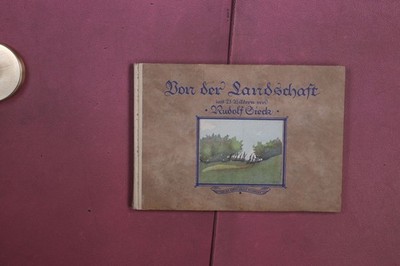 397910 Rudolf Sieck VON DER LANDSCHAFT Eugen Salzer Bruchstücke und Skizzen mit