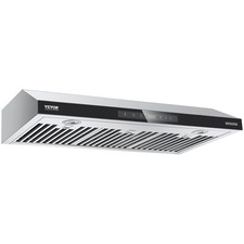 Under Cabinet Range Hood, 36 Inch Kitchen Vent Hood, 900CFM Dual Motors Stainles