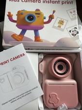 Kids Instant Print Camera, 1080P, Gift for Ages 4 12.