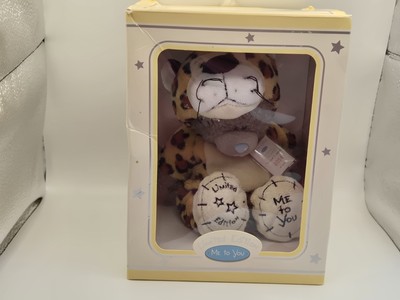 ME TO YOU BÄR FIGUR PLÜSCHBÄR LTD ED VERPACKT LEOPARD EXTREM SELTEN