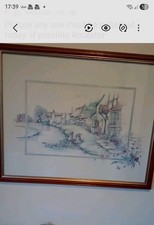 Glenda Rae Art Print Poppy Cottage Large 50cm x 40cm Coventry 