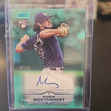 🔥2025 Topps Stadium Club Mason Montgomery Rookie Auto Turquoise /99 Rays🔥