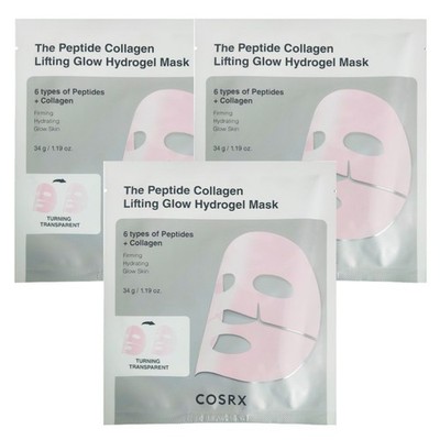 COSRX The Peptide Collagen Lifting Glow Hydrogel Mask 3 sheets