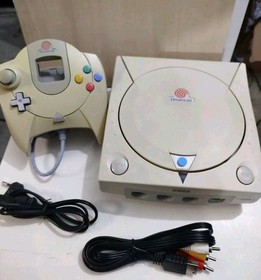 Sega Dreamcast Console + Mod Gdemu Sd Games + Controller EUR Power Supply