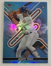 JEREMY PENA 2022 TOPPS FINEST COMMON ROOKIE SKY BLUE ASTROS RC /300 Q6578