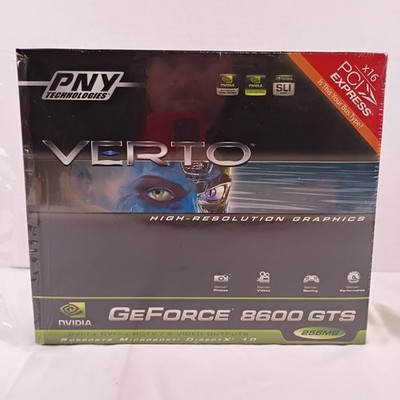 PNY Nvidia Verto GeForce 8600 GT Graphics Card 256MB Open Box