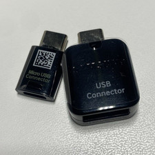 Samsung OTG USB-C to Micro-USB/USB Female Adapter Set, Black 2pc