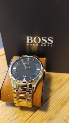Hugo Boss Govenor Casual Sport, Gold-Tone Steel Uhr - NP 330 $ - nie getragen