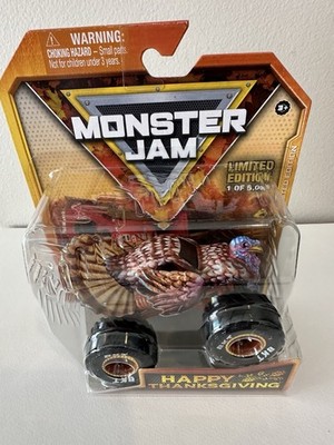 NEW MONSTER JAM HAPPY THANKSGIVING TURKEY TRUCK LIMITED EDITION 1