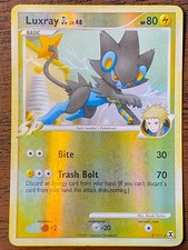 Luxray GL 9/111 Rare Rising Rivals Pokemon Reverse Holo Heavily Played