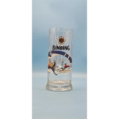 Binding Frankfurt Fußball Krug 0,3l altes Bierglas alt Brauerei Glas Bier - Bild 1 von 2