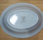 Aladdin Fine China Golden Elegance 28 in Oval Platter Floral Gold Trim  — photo 6