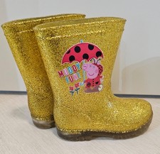SCARPONCINO PIOGGIA BAMBINA PEPPA PIG NUM 26 SCARPE STIVALETTO BIMBA
