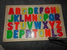 Fisher Price Vintage 1972 Magnetic Letter Board 673