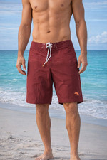 Tommy Bahama Red 9" Board Shorts Size M 100