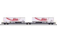 MäRklin 47472 Doppel-Taschenwagen Sdggmrss Mfd / Mars Logistics Ep.Vi H0 Neu+Ovp