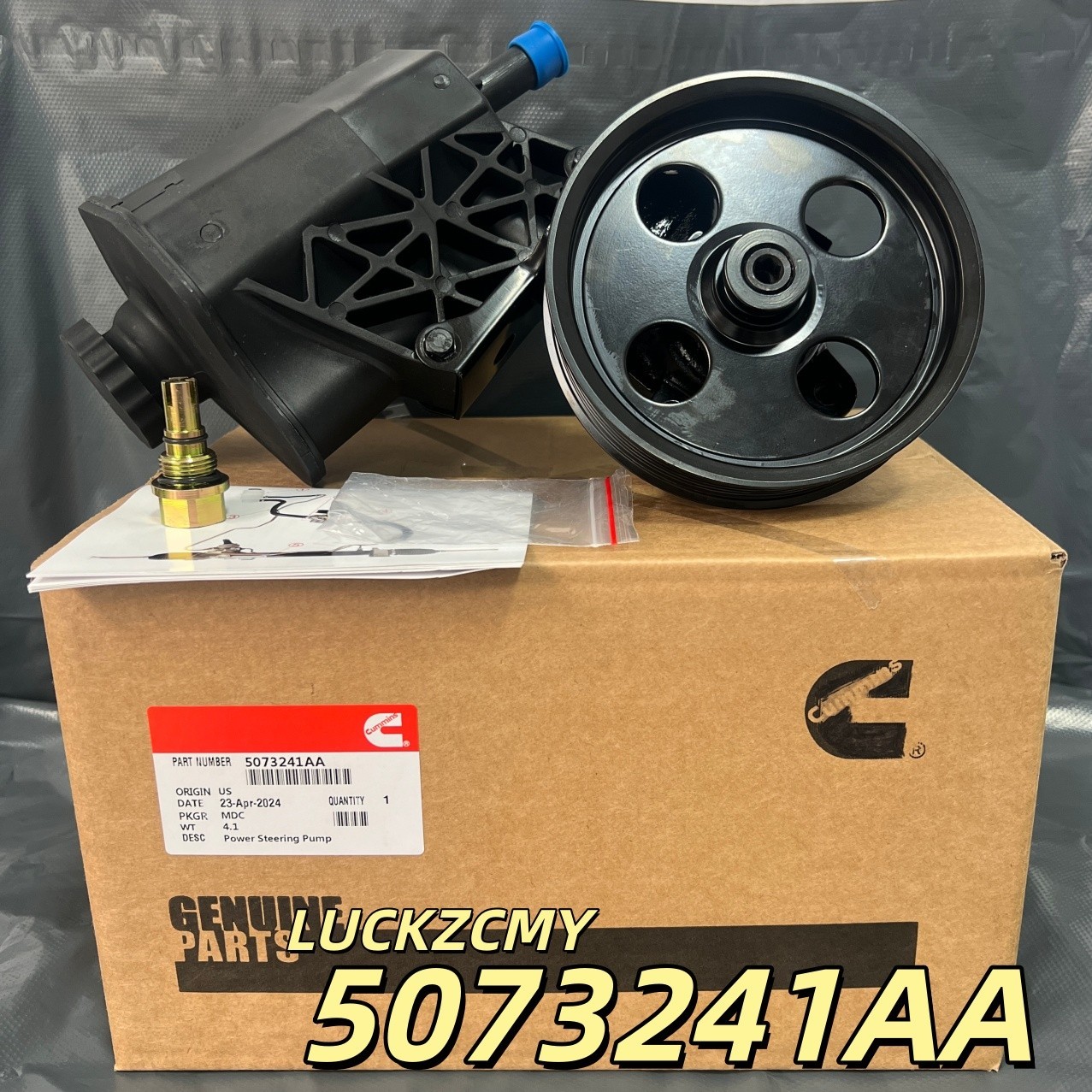 Power Steering Pump w/ Reservoir & Pulley for 2003-07 Dodge Ram 2500 3500 NEW