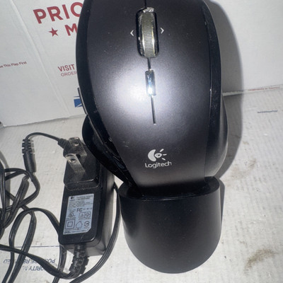 Logitech Wireless MX REVOLUTION Mouse M-RBQ124 W/ Charging Dock | eBay