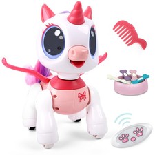 Remote Control Unicorn for Girls - Companion Pet Toys Electronic Pink Pegasus...