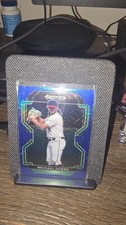2022 Panini Prizm Draft Picks - Michael Hobbs #PDP220 Blue Hyper  (RC)