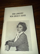 1984 Booklet "Ann Landers' New Brides Guide" Questions & Advice Hallmark Guide