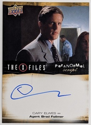 Upper Deck X-Files Government Conspiracies .. CARY ELWES Brad Fuller .. AUTO