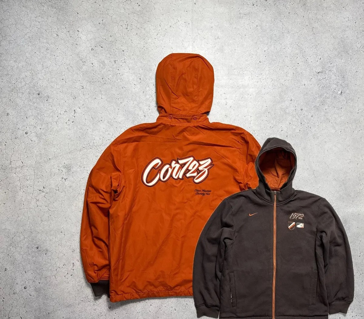 Nike Cortez 72 Reversible Jacket Big Logo Vintage Y2K Swoosh | eBay