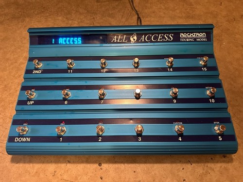 ROCKTRON ALL ACCESS MIDI FOOT CONTROLLER with NEW MIDI CABLE - Picture 2 of 6