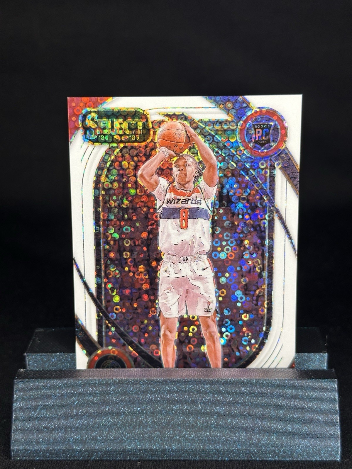 2024 Panini Select Bub Carrington #266 White Disco Prizm /75